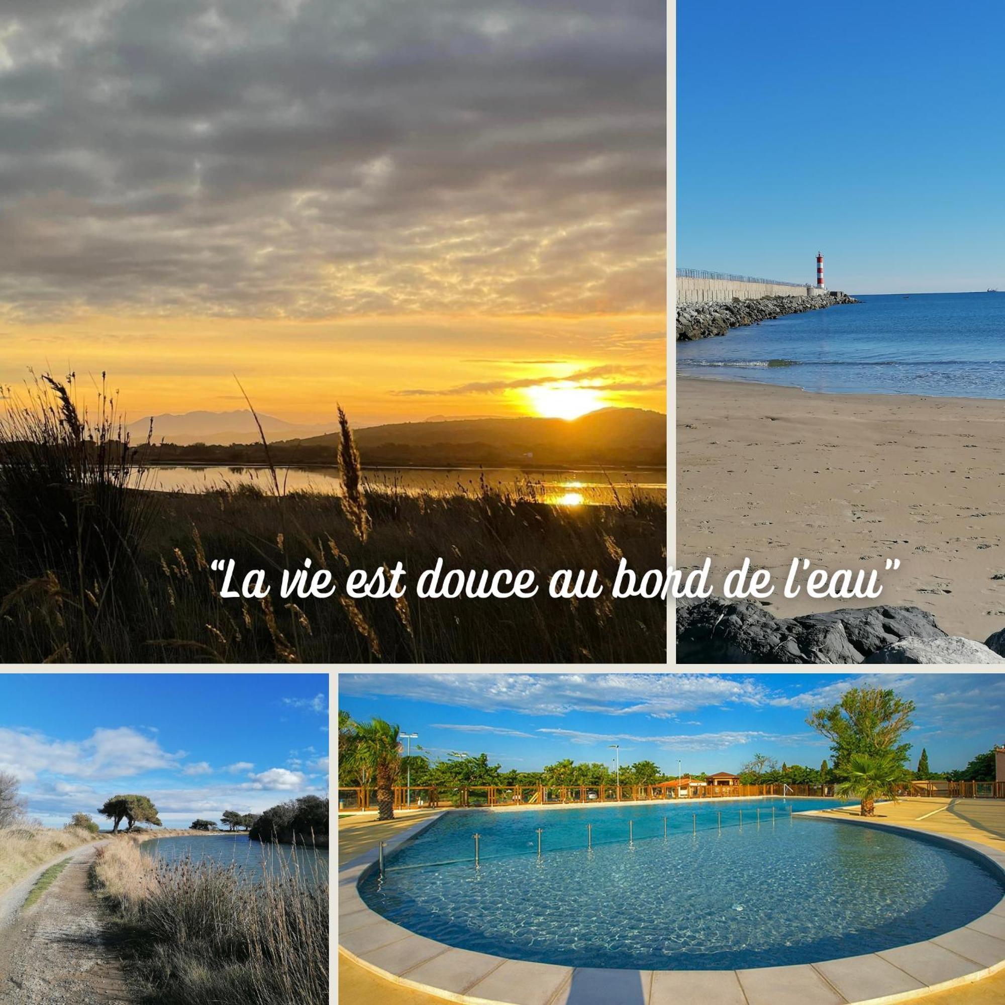 Entre Mer Et Roseaux - Piscine - Proche Centre Et Mer - Petfriendly Port-la-Nouvelle Ruang foto